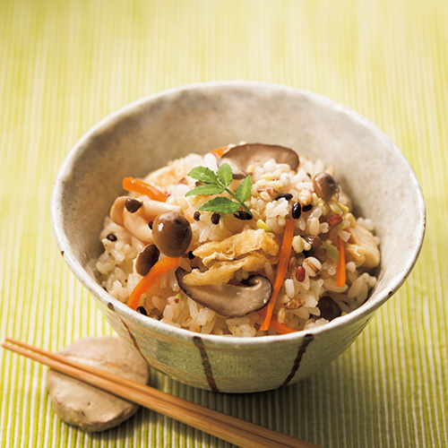 秋の味覚炊き込みご飯