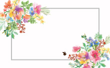 無地カードピンク